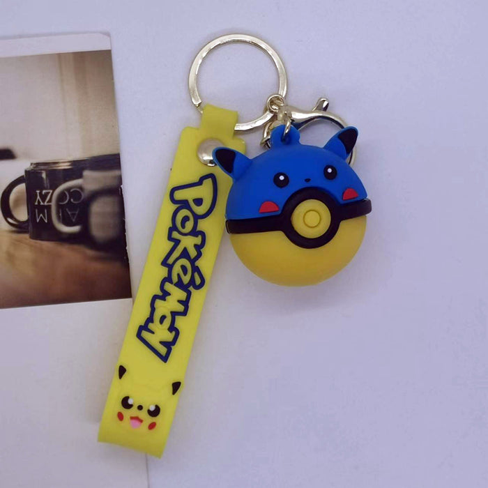 Wholesale Cartoon without lights elf ball key chain pendant bag car key chain accessories gift