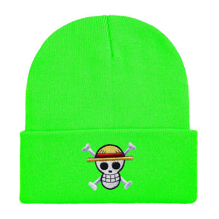 Wholesale Cartoon Embroidery Acrylic Wool Knitted Hat JDC-FH-Shengn005