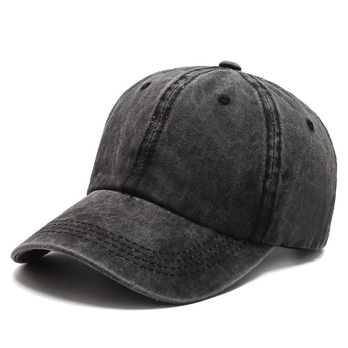 Wholesale Washed hat, vintage baseball cap, outdoor sun shading duckbill cap