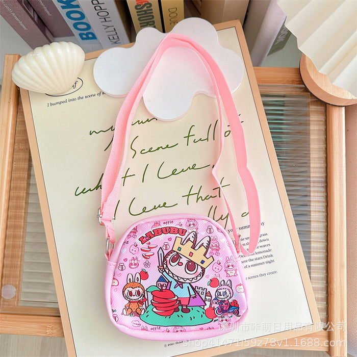 Wholesale Cloth Crossbody Bag Semicircle Shoulder Bag Children' s Small Backpack Shoulder Bag  Capybara Crossbody Bag
