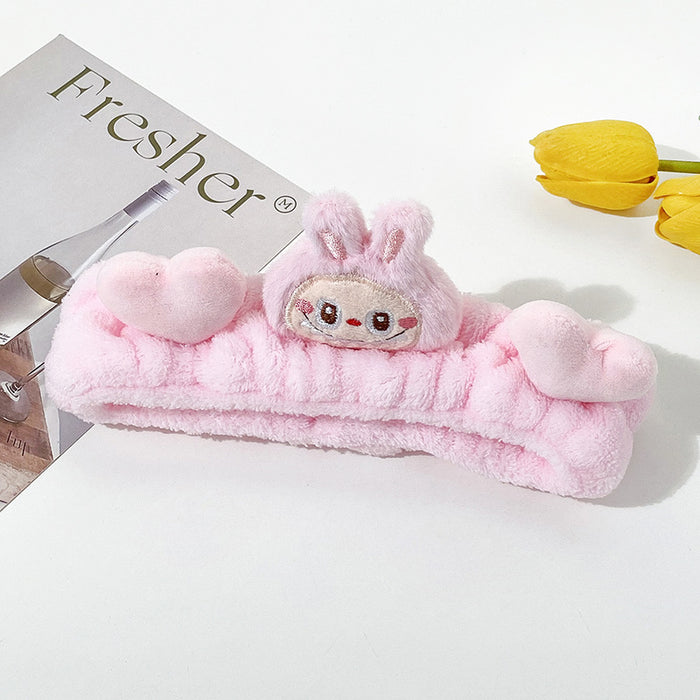 Wholesale Cartoon  Cloth Wash Face Hair Band Girls Cute Plush Hair Band Makeup Mask Pressure Hair Headband Hair Accessories
