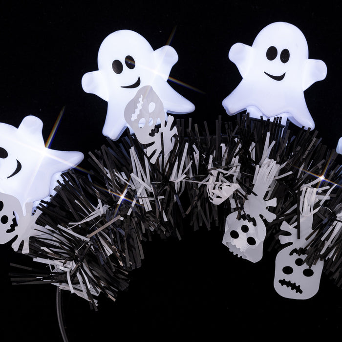 Wholesale of New Halloween Ghost LED Luminous Hair Bands JDC-HD-ChuanS002