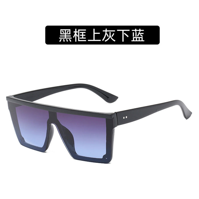 Venta al por mayor Cuadrado Clavos de arroz Lentes de una pieza Gafas de sol Male JDC-SG-XIA019