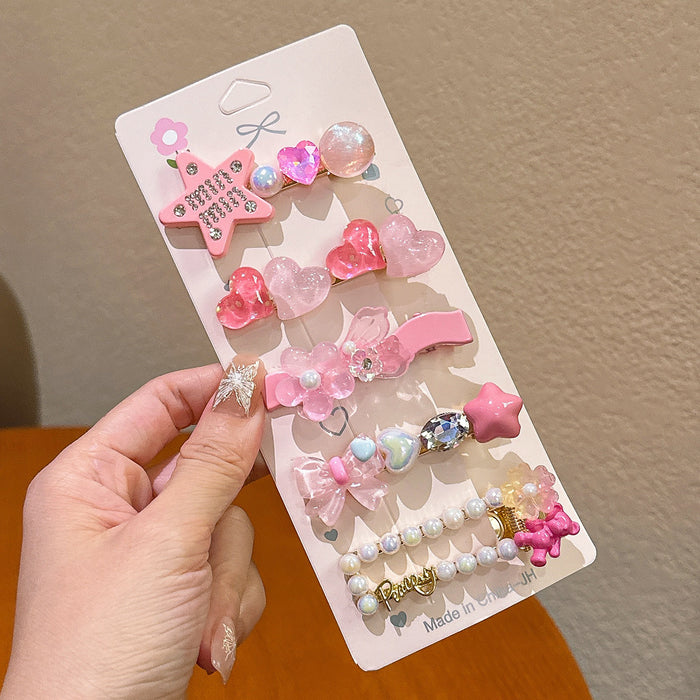 Wholesale Ocean Series Resin Hairpin Set JDC-HC-HaiYi005