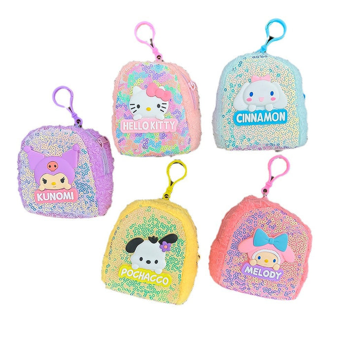 Wholesale  Keychain Pendant  Coin Purse Cartoon Colorful  Coin Purse