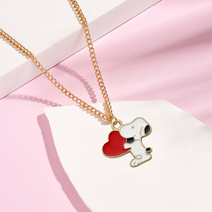 Wholesale Stainless Steel Alloy Electroplated Cartoon Pendant Necklace Fashion Jewelry Accessory