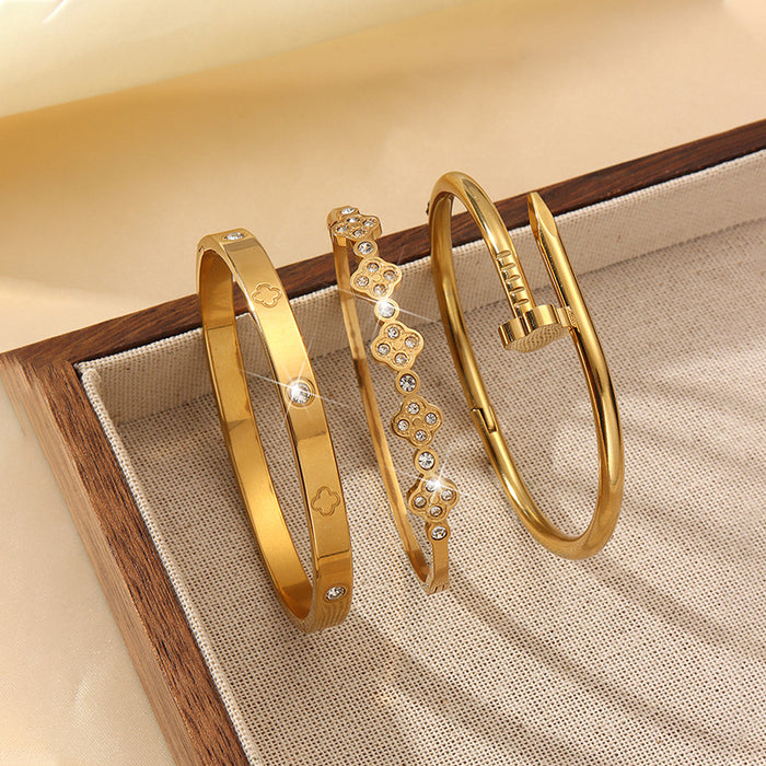 Wholesale Titanium steel premium pressure-sensitive bracelet