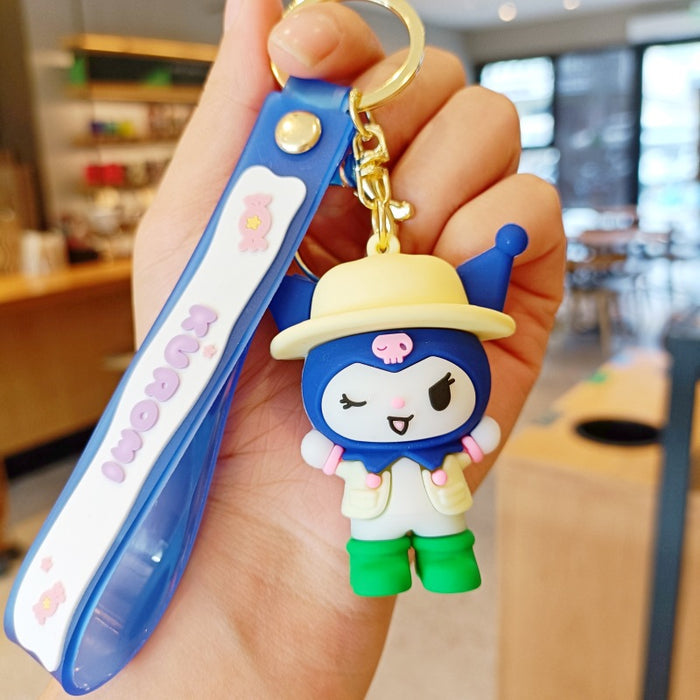 Wholesale Cute 3D Doll Silicone Keychain JDC-KC-MingT129