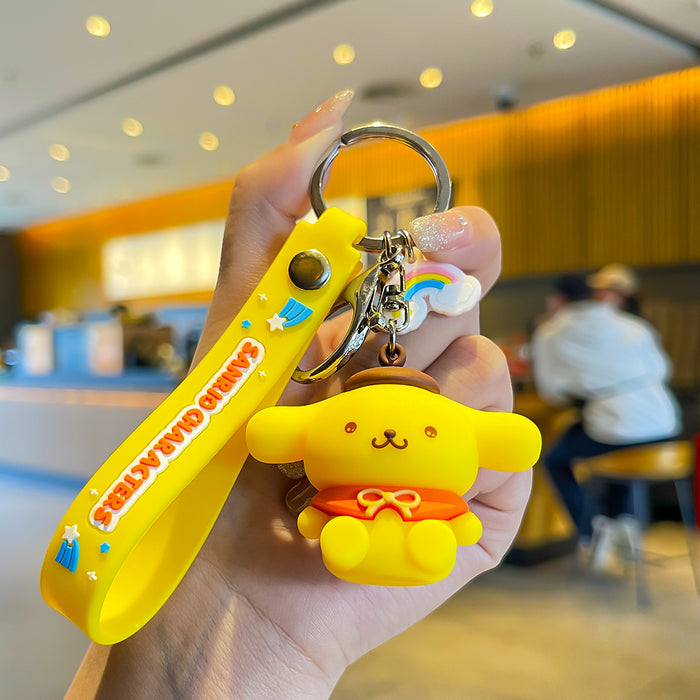 Wholesale Cute Cartoon Three-dimensional Silicone Keychain (S)  JDC-KC-ZhiZ004