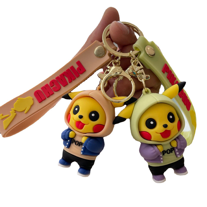 Wholesale Cartoon doll keychain, couple backpack pendant, cute doll, car keychain