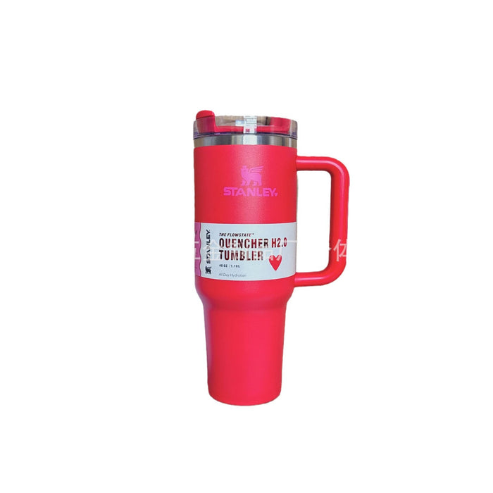 Wholesale 40oz giant straw cup,  car-friendly stainless steel large capacity ice bullies cup
