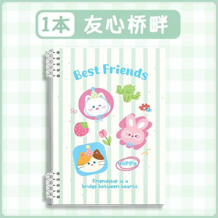 Wholesale A5 Loose Leaf Notebook Green Cover Creative Trendy Design for School Office Daily Use Resale