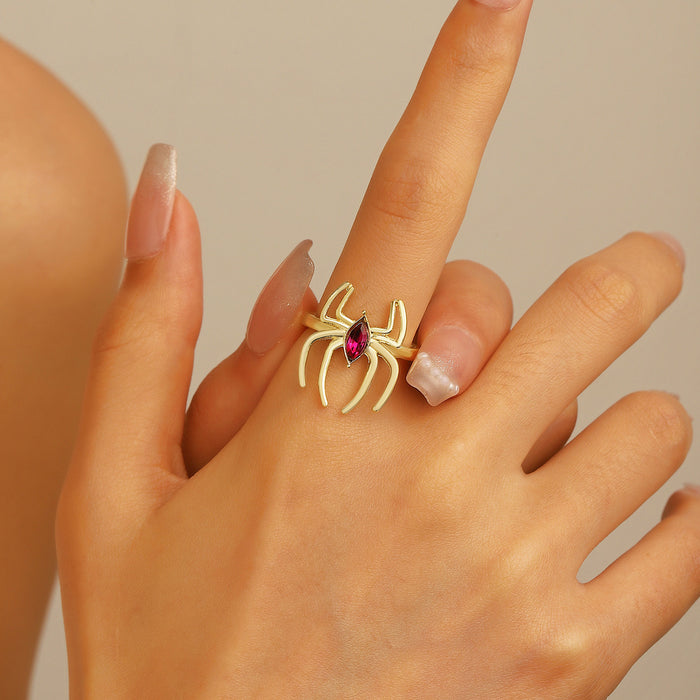 Wholesale Gothic Dark Love Rose Necklace Flower Heart-shaped Clavicle Chain Jewelry