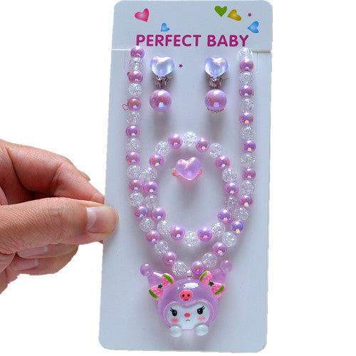 Wholesale Children' s Cartoon Cute Beaded Necklace