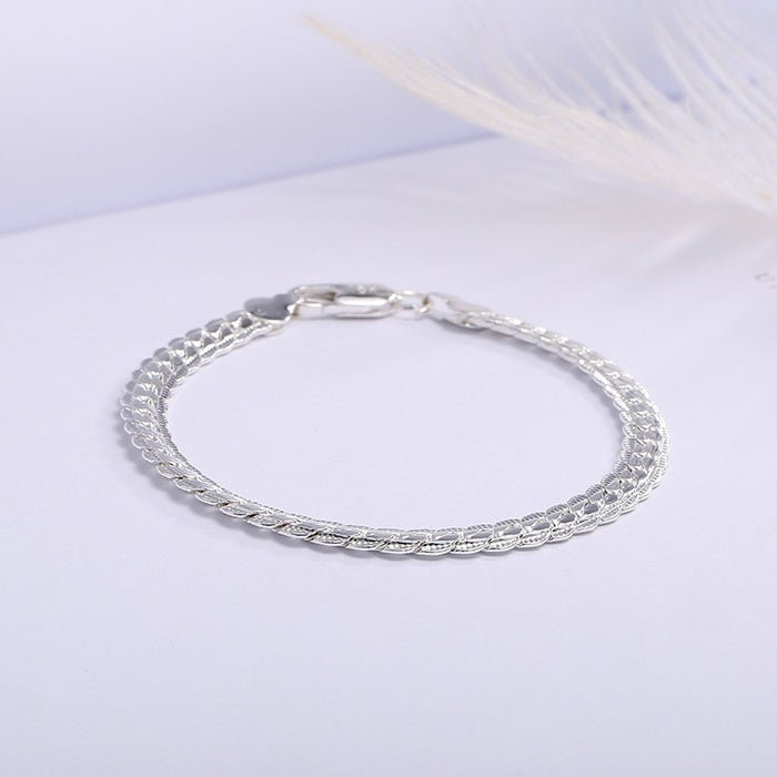Wholesale 5MM full side necklace Sterling Silver necklace
