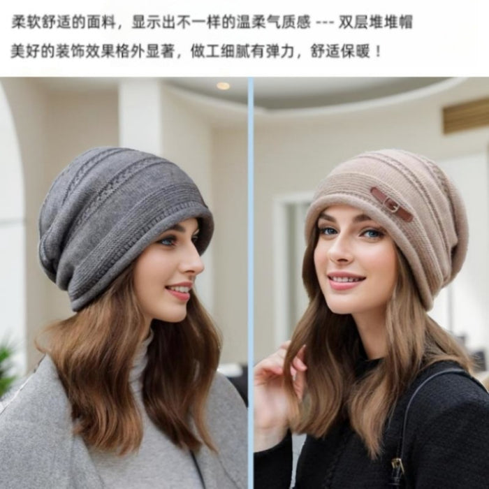 Wholesale Autumn and Winter Knitted Plush Hats for Women JDC-HT-PX011