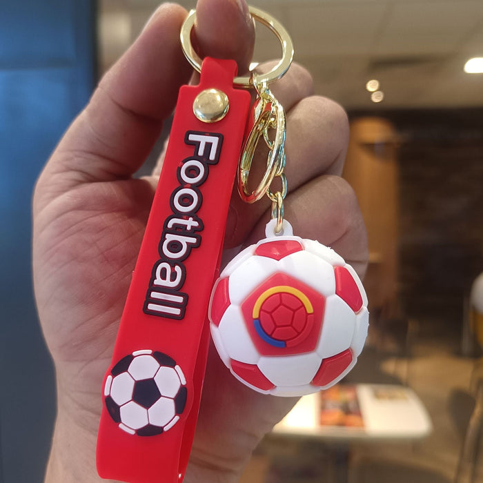Wholesale Cartoon Soccer Keychain