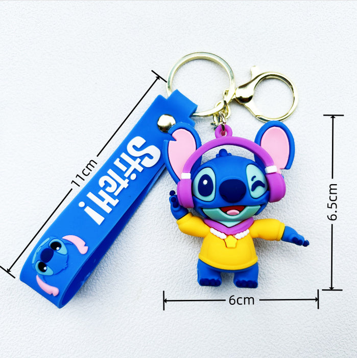 Wholesale Cartoon 3D Doll PVC Keychain JDC-KC-ChuC042