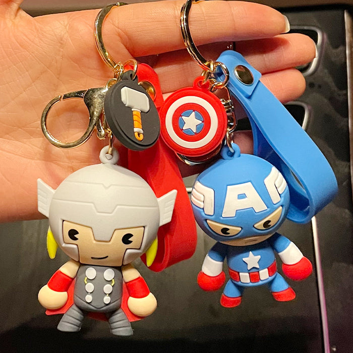 Wholesale Cartoon Doll Silicone Keychain JDC-KC-Benxin033