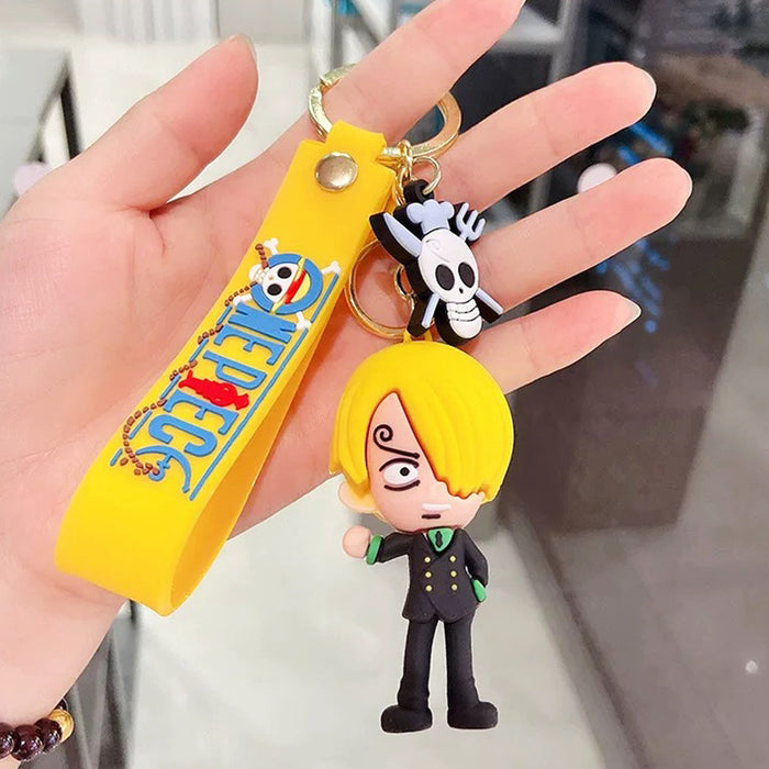 Wholesale Silicone Cartoon Doll Keychain JDC-KC-MingT224