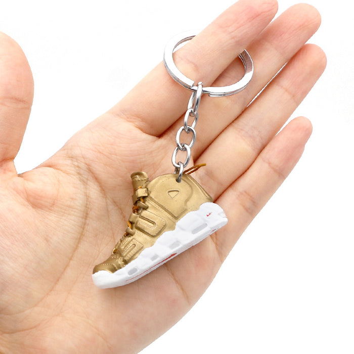 Wholesale PVC Basketball Shoe Model Keychain JDC-KC-QLPing010
