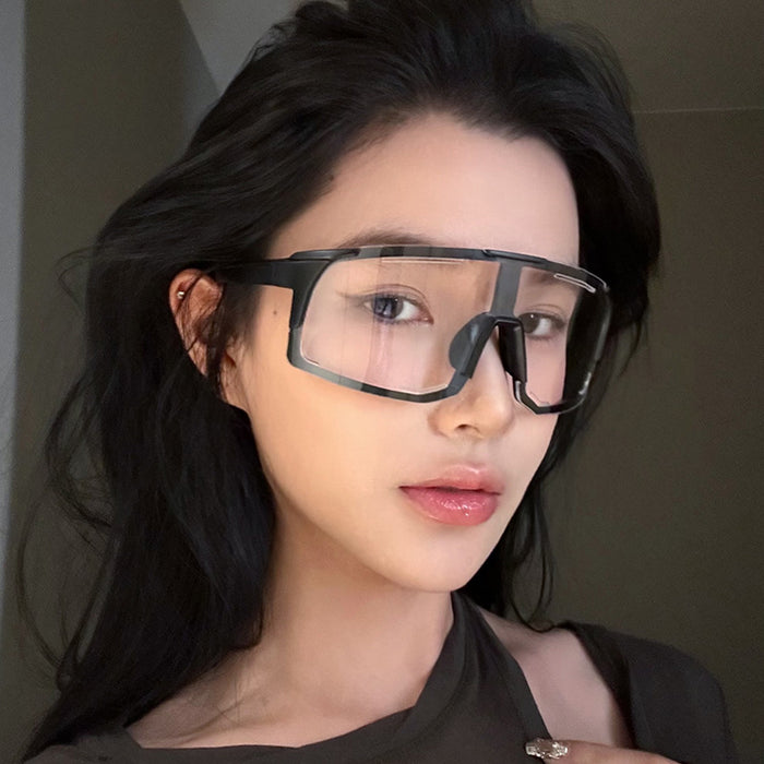 Wholesale Outdoor sports cycling flat mirror, new fashionable mirror, eye frame integrated goggles