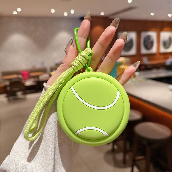 Wholesale Basketball Silicone Coin Purse Cute Bag Charm Sports Series Decorative Accessory Gift