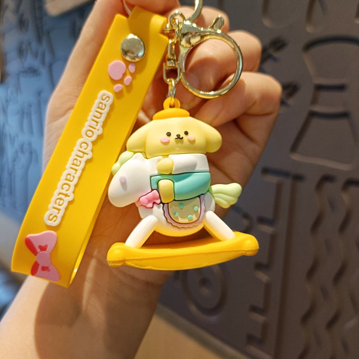 Wholesale Cartoon Doll Silicone Keychain JDC-KC-MingT075