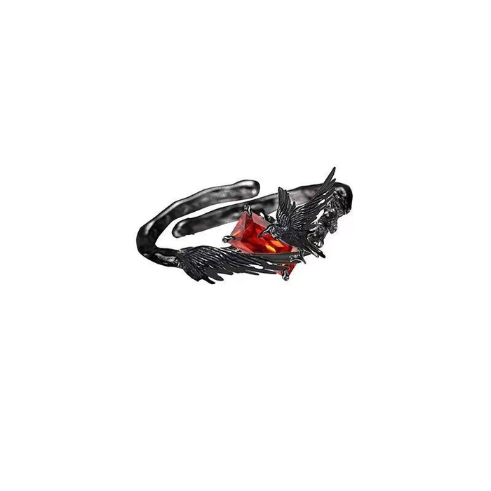 Wholesale Dark Crow Ring, High End, niche, index finger ring, female ring