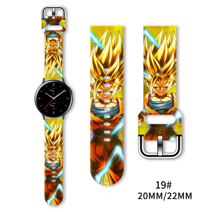 Wholesale Printed Tpu Watch Strap Wrist Strap JDC-WD-NuoQi070