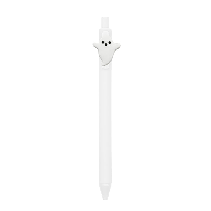 Wholesale  Ghost Polka Dot PVC Soft Gel Retractable Ballpoint Pen MOQ≥10