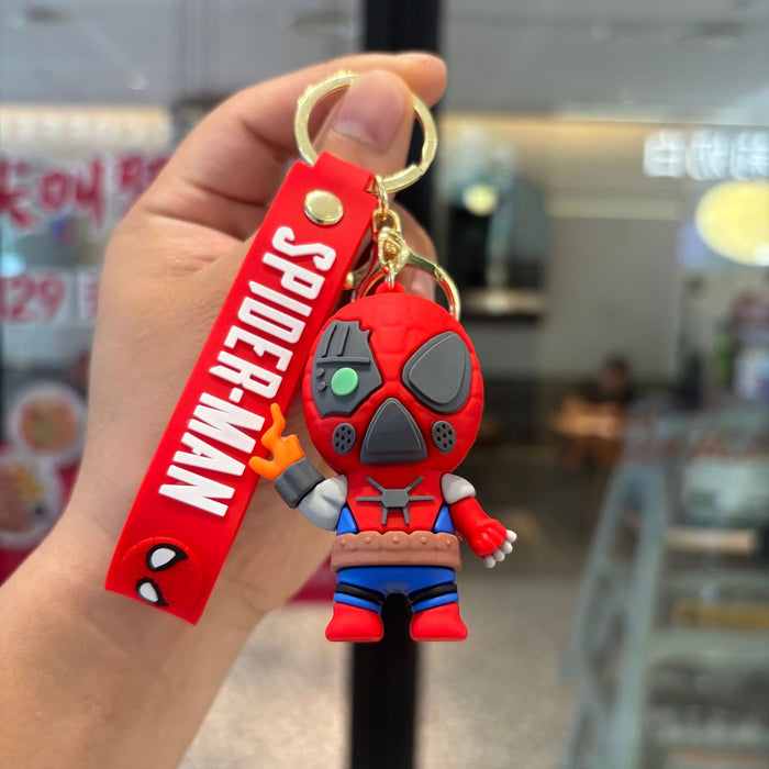 Wholesale 2PCS PVC Cartoon Keychain Pendant Bag Charm Car Key Accessory Gift