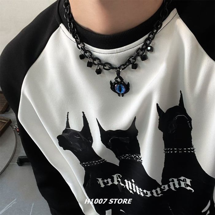 Wholesale Diablo Vintage Ins Necklace ing Chain