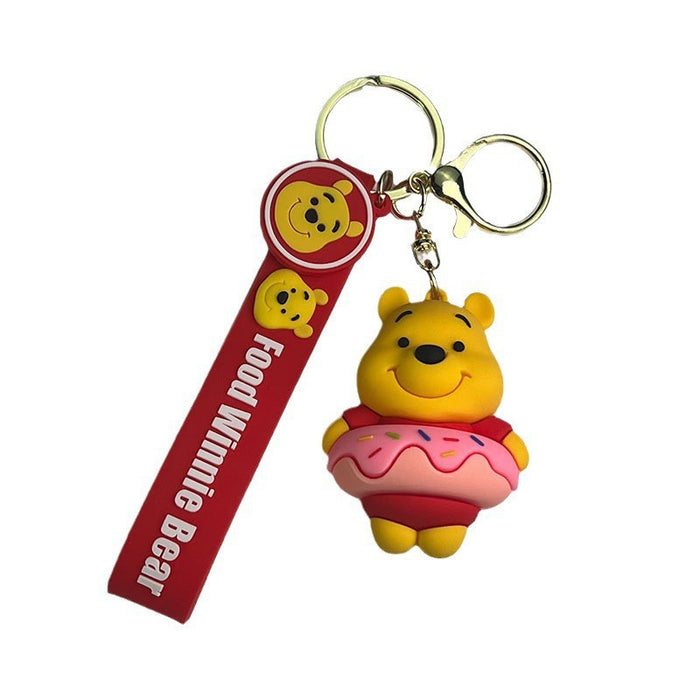 Wholesale Bear Cartoon Dolls PVC Keychains JDC-KC-MiaoY071