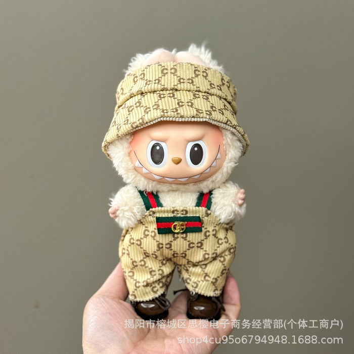 Wholesale 17cm Doll Pendant Plush Toy Clothes Set Skirt