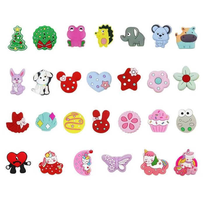 Wholesale of 10PCS/SET Silicone Cartoon Animal Beads JDC-BDS-JiaHS003