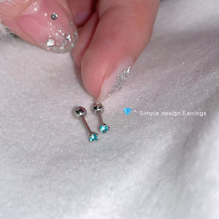 Wholesale Pearl and Zircon Heart Earrings