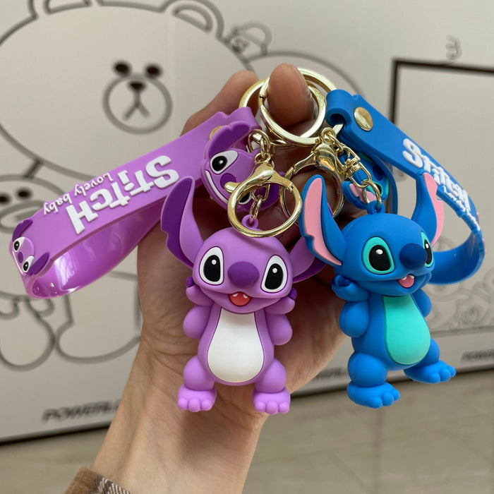 Wholesale Keychain Soft Plastic Doll Car Keychain Cute Pendant Couple Birthday Gift Wholesale