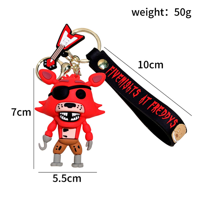 Wholesale pvc keychains creative cute cartoon animal plush bags Cute Keychain