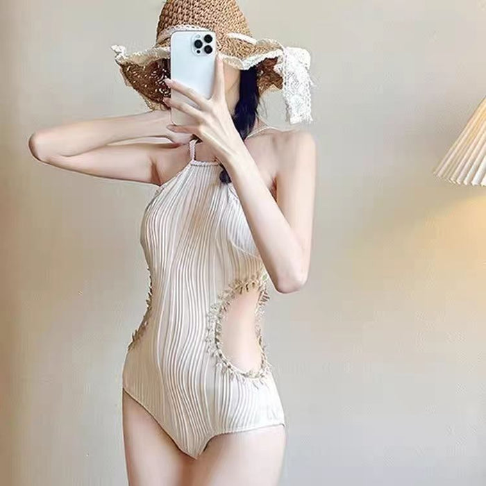 Wholesale Swimsuit one-piece high-end and sexy hot spring vacation swimsuit