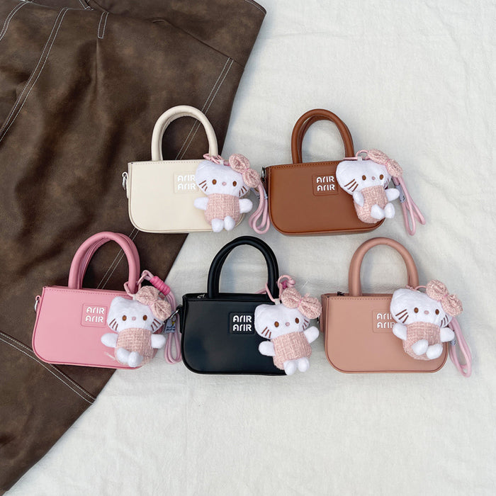 Wholesale Vintage embossed letter cross-body shoulder bag for kids