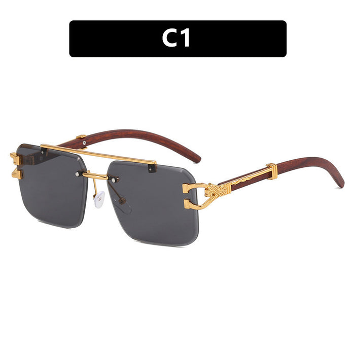 Wholesale Sunglasses frameless cut square sunglasses fashion sunglasses