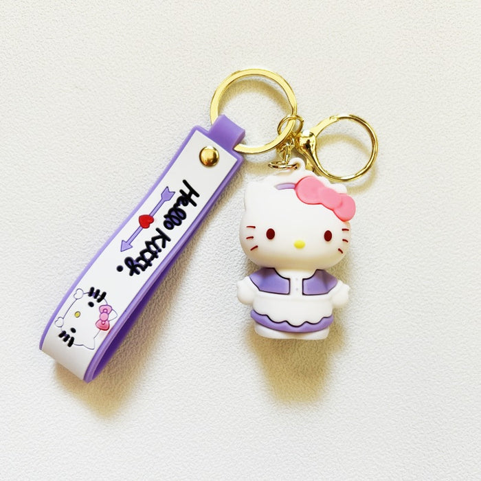 Wholesale PVC Cartoon Doll Keychain JDC-KC-WuYi164