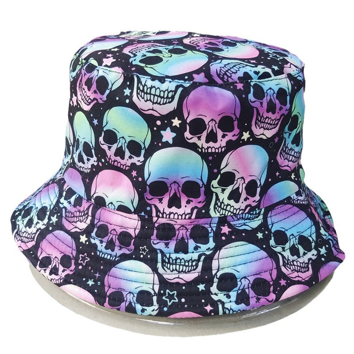 Wholesale Cartoon Print Cotton Bucket Hat JDC-FH-BoD017