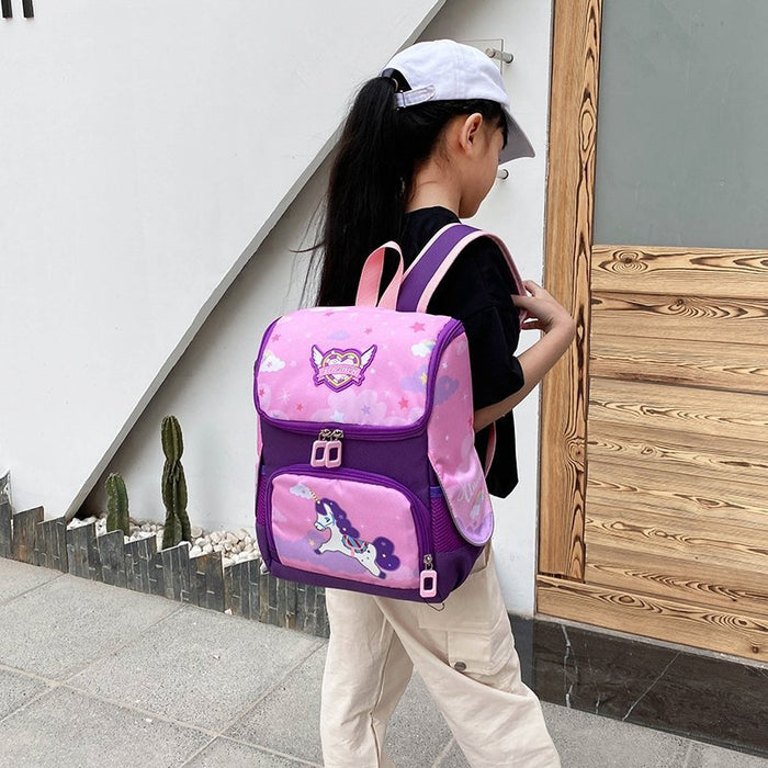 Wholesale Nylon Cartoon Cute Contrasting Color Small Backpack JDC-BP-YuanDuo027