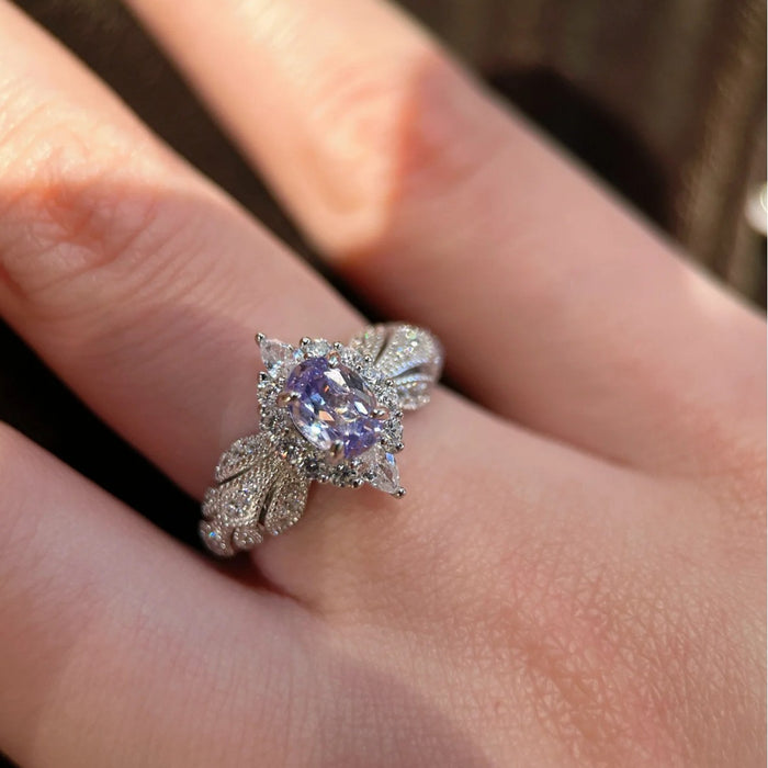 Wholesale Zircon Ring Fashion Niche Design Opening Women's Ring