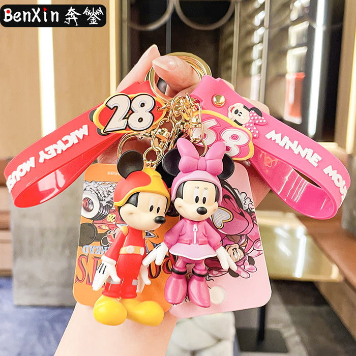 Wholesale Creative Cartoon 3D Doll Silicone Keychain JDC-KC-BenX006