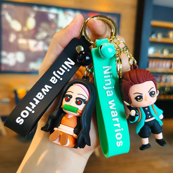 Wholesale Cartoon Doll 3D Rubber Keychain JDC-KC-Tingm071