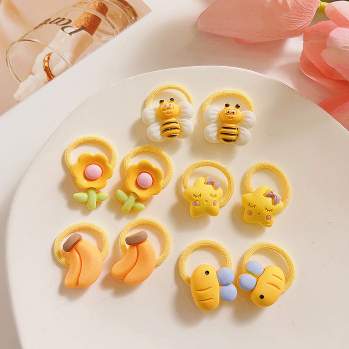 Wholesale Princess Theme Cute Small Hair Ties for Kids - Fashion Accessory Gift