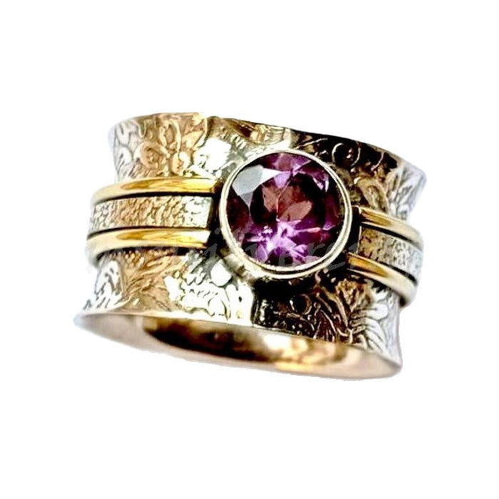 Wholesale Patterned ring creative retro ring